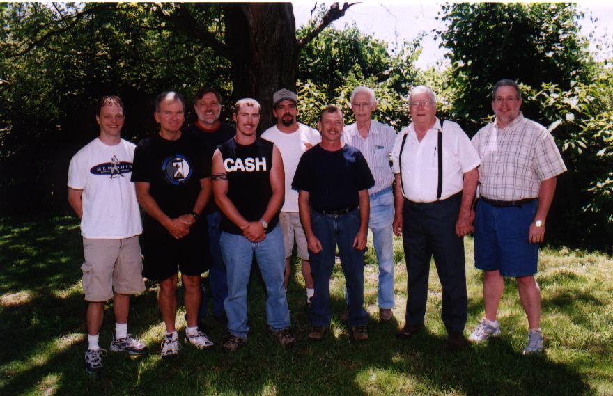 A photo from a  Father's Day family reunion